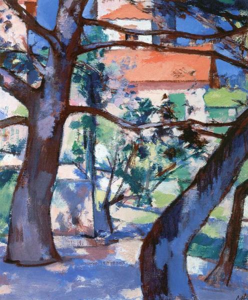 Landscape, Cassis, France by Samuel John Peploe Oil Painting Reproductions
