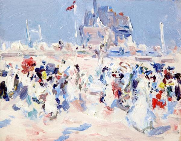 Paris-plage by Samuel John Peploe