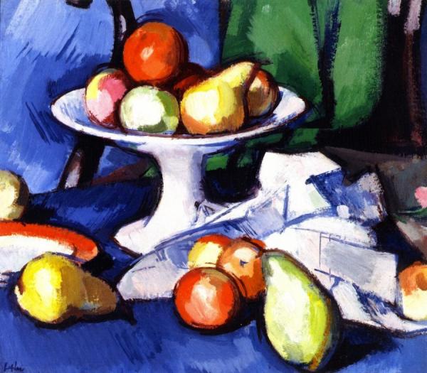 Still Life Of Fruit by Samuel John Peploe Oil Painting Reproductions