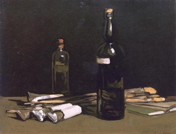 Still Life, Painter's Materials by Samuel John Peploe