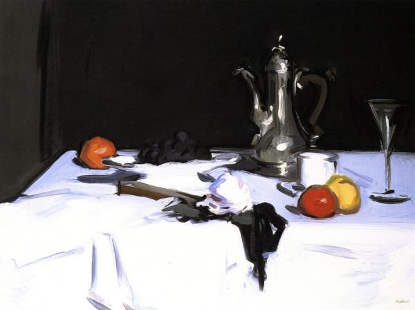 Still Life With Coffee Pot by Samuel John Peploe