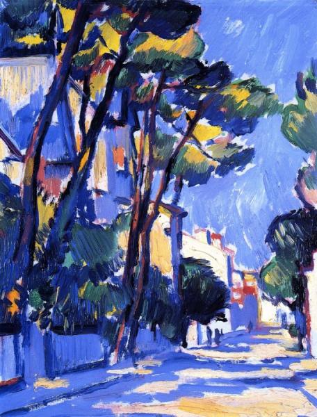 Street Scene, France by Samuel John Peploe