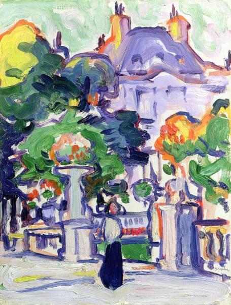 The Luxembourg Gardens by Samuel John Peploe