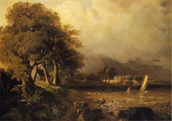 Sailing On The Hudson by Samuel Lancaster Gerry