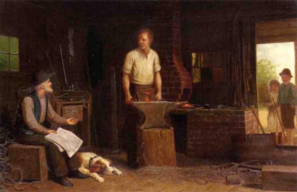 Samuel S. Carr The Blacksmith's Shop