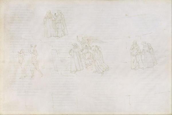 Drawings For Dante's Divine Comedy (purgatorio 17) by Sandro Botticelli