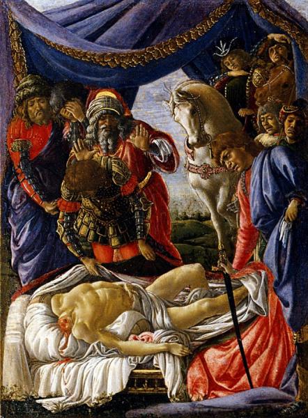 La Scoperta Del Cadavere Di Oloferne E Il Ritorno Di Giuditta by Sandro Botticelli
