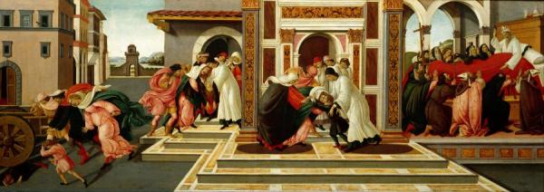 Last Miracle And The Death Of St. Zenobius by Sandro Botticelli Oil Painting Reproductions