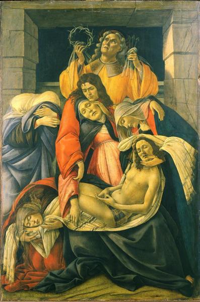 The Lamentation Over The Dead Christ by Sandro Botticelli