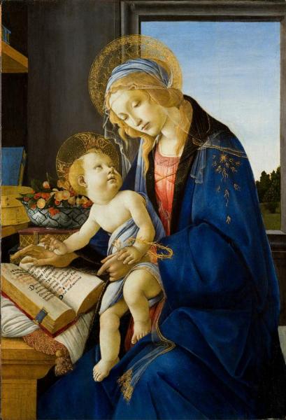 The Virgin And Child (the Madonna Of The Book) by Sandro Botticelli
