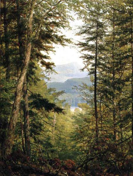 A Sketch On The Huntington River, Vermont by Sanford Robinson Gifford Oil Painting Reproductions