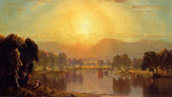 Bend In The Juniata River by Sanford Robinson Gifford