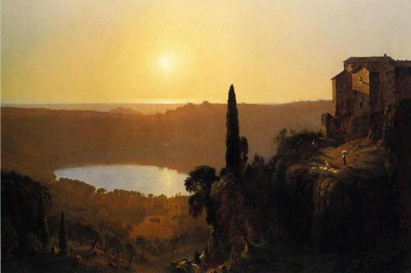 Lake Nemi by Sanford Robinson Gifford