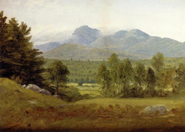 Sketch Of Mount Chocorua, New Hampshire by Sanford Robinson Gifford Oil Painting Reproductions
