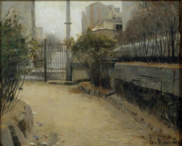 Garden Of Montmartre by Santiago Rusiñol