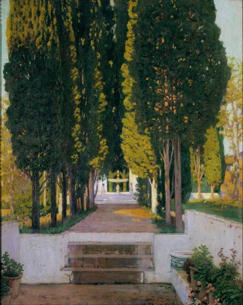Gardens Of The Generalife by Santiago Rusiñol