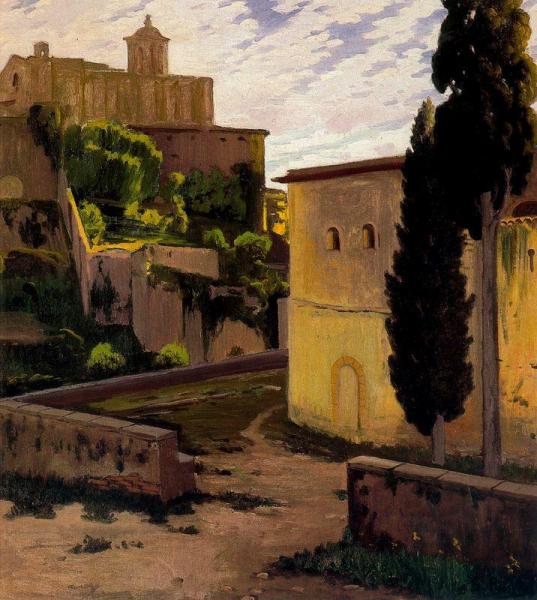 Gerona by Santiago Rusiñol