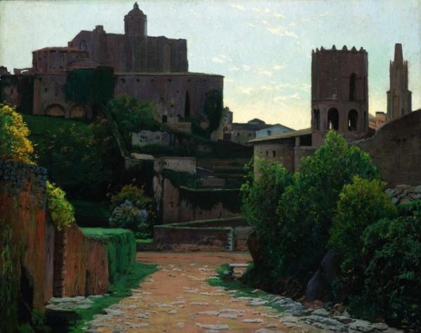 Gerona by Santiago Rusiñol