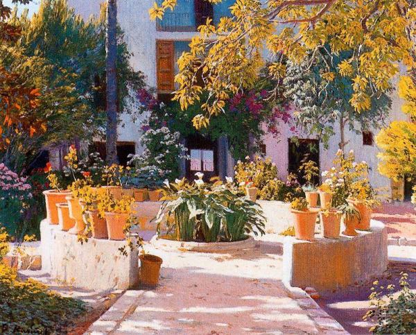 Jardin by Santiago Rusiñol