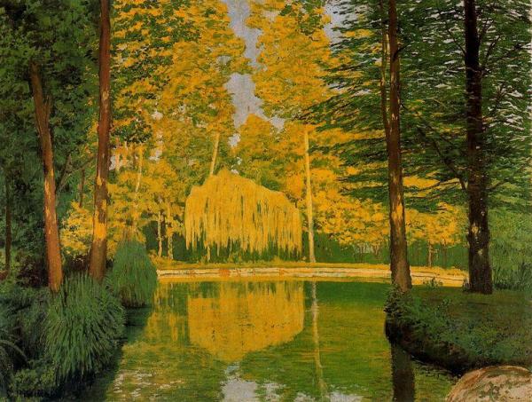 Jardines De Aranjuez by Santiago Rusiñol Oil Painting Reproductions