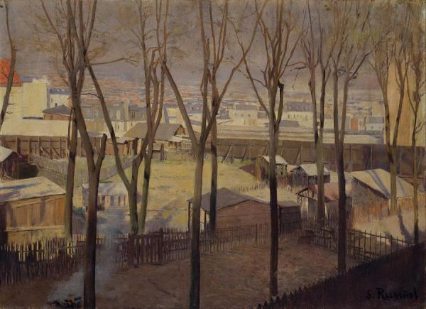 La Butte, 1892 by Santiago Rusiñol