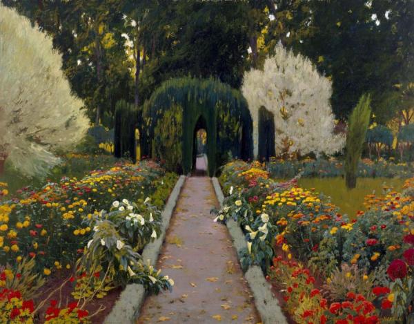 Santiago Rusiñol The Garden At Aranjuez, Arbor Ii