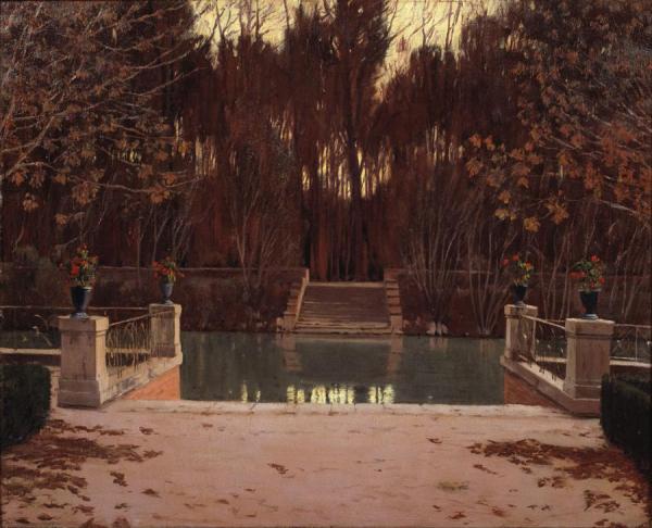 The Landing Stage, 1911 by Santiago Rusiñol Oil Painting Reproductions