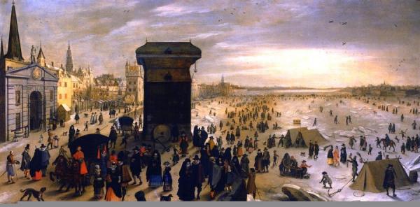 The Kranenhoofd On The Scheldt, Antwerp by Sebastiaan Vrancx