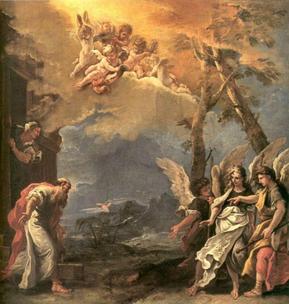 Sebastiano Ricci Abraham And Angels