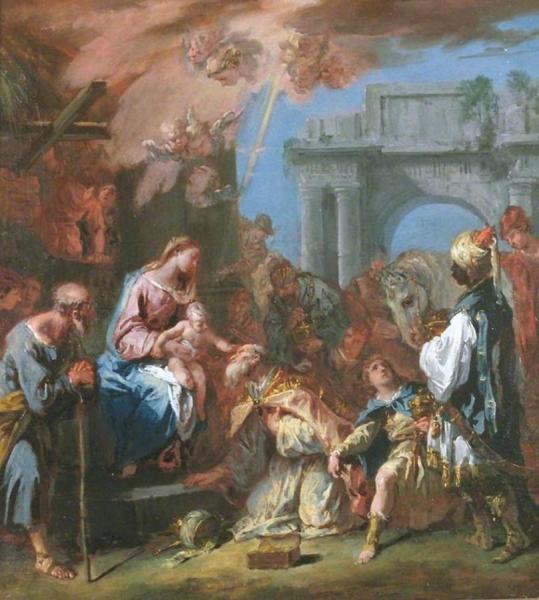 Adoration Of The Magi by Sebastiano Ricci