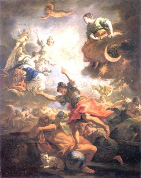 Allegory Of Tuscany by Sebastiano Ricci