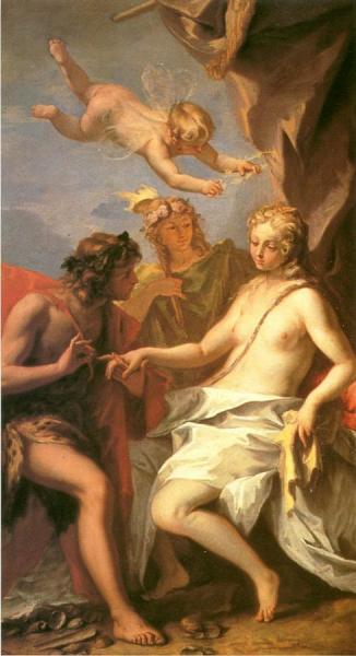 Bacchus And Ariadne by Sebastiano Ricci