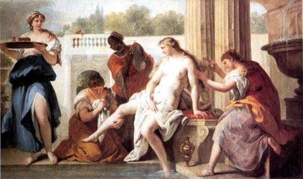 Bathsheba In Her Bath by Sebastiano Ricci Oil Painting Reproductions
