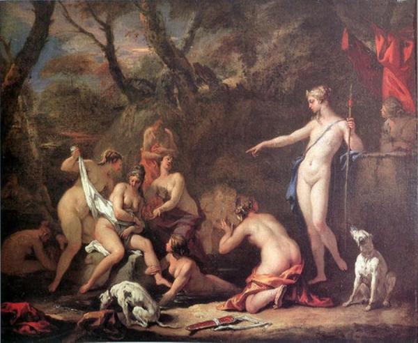 Diana And Callisto by Sebastiano Ricci