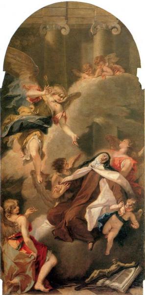 Ecstasy Of St Therese by Sebastiano Ricci Oil Painting Reproductions