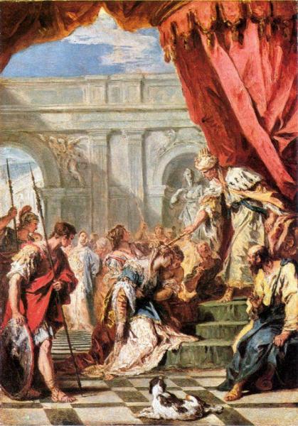 Esther Before Ahasuenus by Sebastiano Ricci