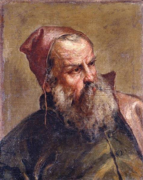 Head Of An Old Man (a Publican?) by Sebastiano Ricci