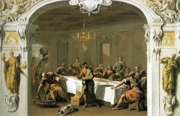 Last Supper by Sebastiano Ricci
