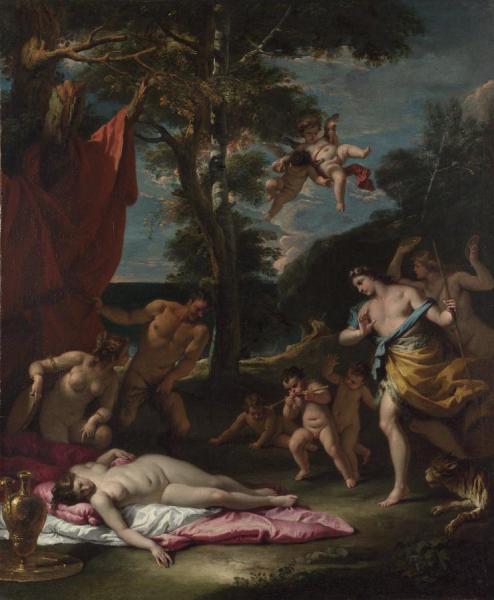 Meeting Of Bacchus And Ariadne by Sebastiano Ricci