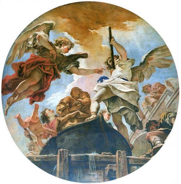 Miraculous Arrival Of The Statue Of Madonna by Sebastiano Ricci