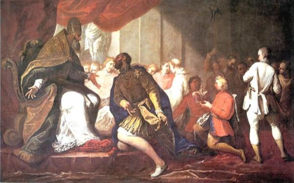 Paul Iii Appointing His Son Pier Luigi To Duke Of Piacenza And Parma by Sebastiano Ricci