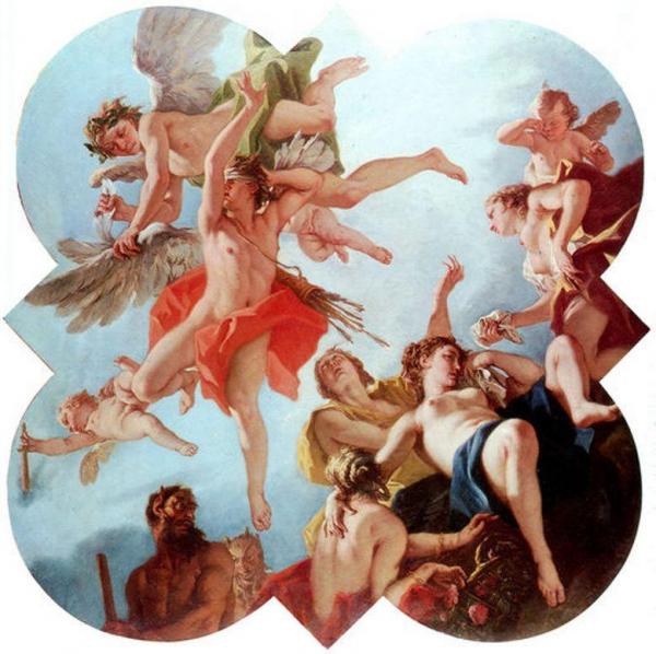 Punishment Of Cupid by Sebastiano Ricci Oil Painting Reproductions
