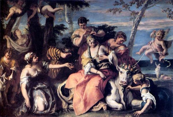 Rape Of Europa by Sebastiano Ricci