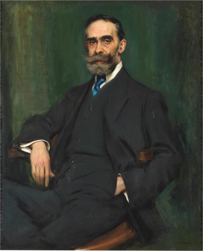 Portrait Of A Gentleman I, 1915 by Segundo Matilla Marina