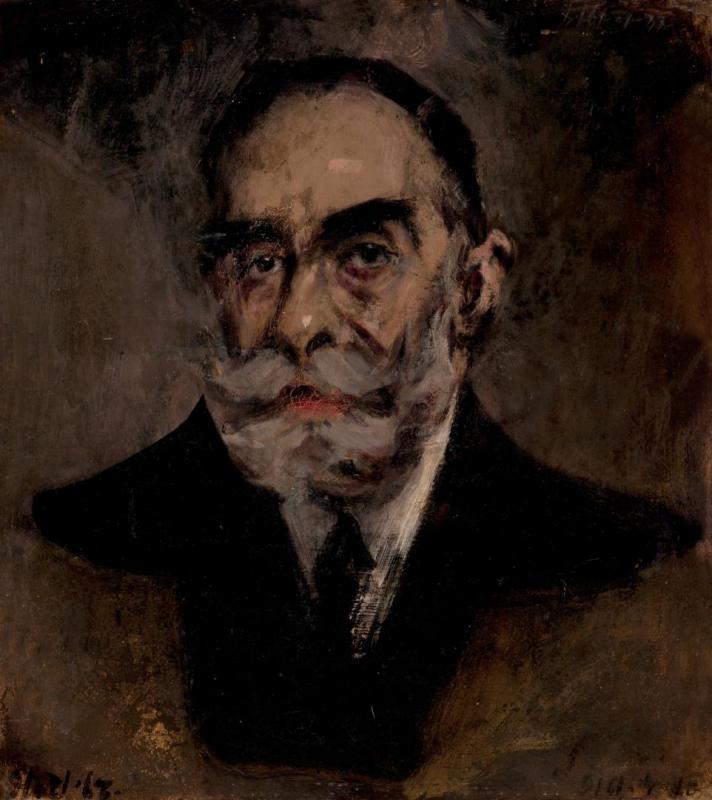 Portrait Of A Gentleman Ii, 1915 by Segundo Matilla Marina Oil Painting Reproductions