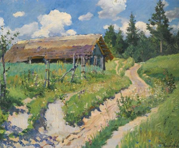 Country Road by Sergei Arsenevich Vinogradov