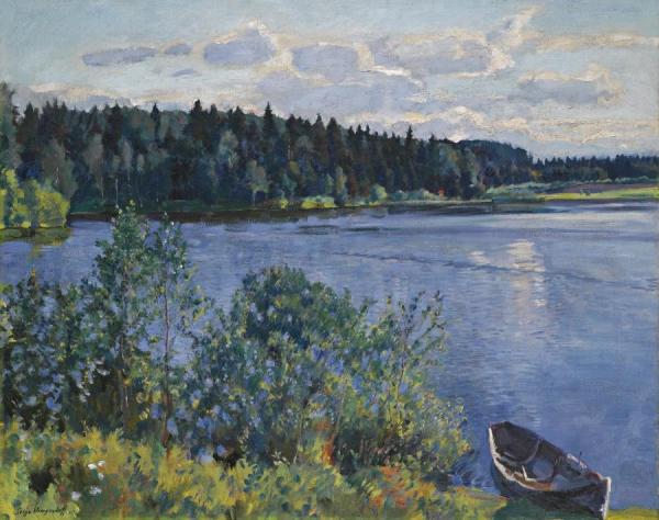 The Lake by Sergei Arsenevich Vinogradov