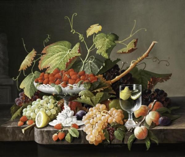An Abundance Of Fruit by Severin Roesen