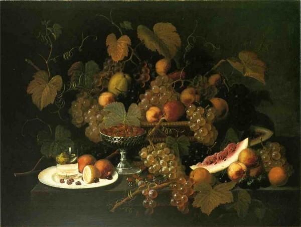 Still Life With Fruit by Severin Roesen