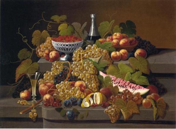 Still Life With Fruit by Severin Roesen